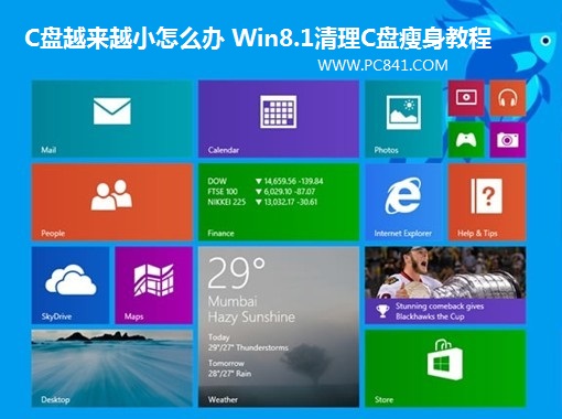 Win8.1清理C盤(pán)瘦身解決C盤(pán)越來(lái)越小的問(wèn)題