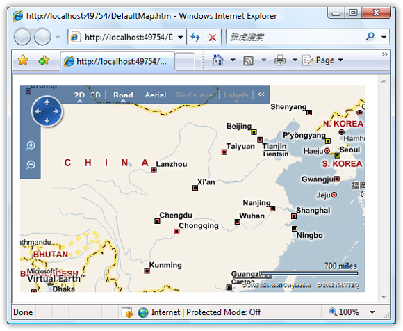 在Silverlight 2應(yīng)用程序中集成Virtual Earth