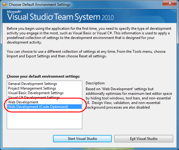 VS 2010 和 .NET 4.0 系列之《代碼優(yōu)化的Web開發(fā)Profile》篇