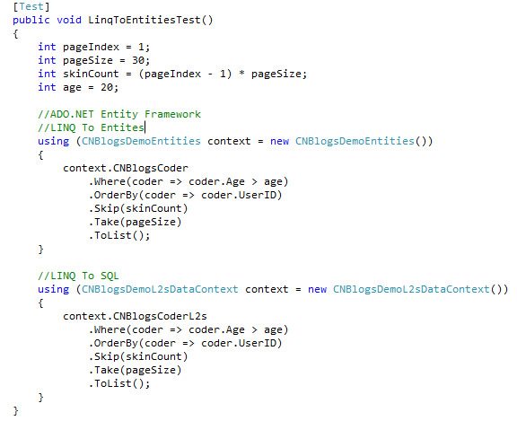 看看Entity Framework 4生成的復(fù)雜的分頁SQL語句